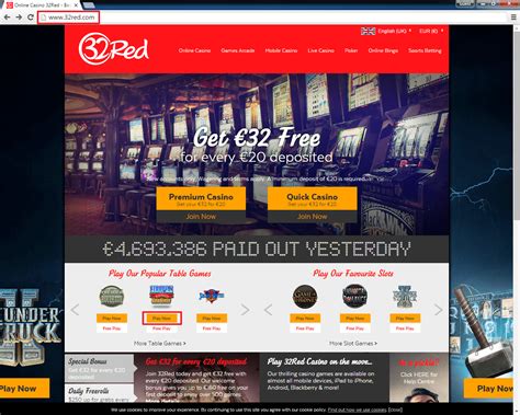 32red online casino login
